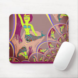Fraktal Mermaid Fantasy Mouse Pad Mousepad