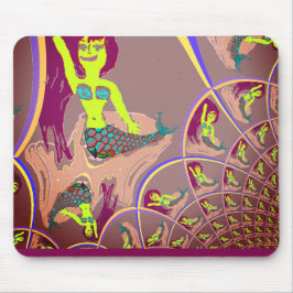 Fraktal Mermaid Fantasy Mouse Pad Mousepad