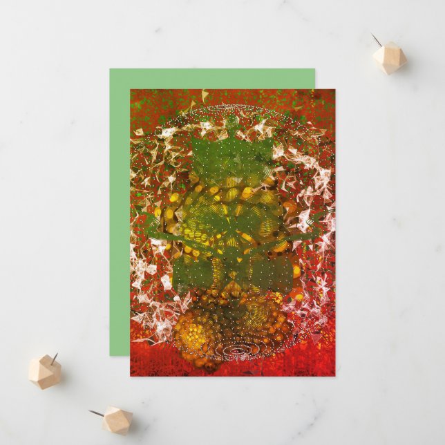 Fraktal-Muster Ankündigung (Vorderseite/Rückseite Beispiel)