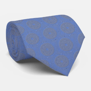 Fraktal Neck Tie - Dark Sky Blue Krawatte