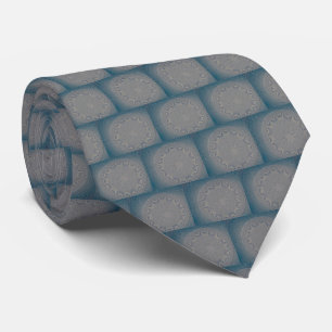 Fraktal Neck Tie - Ocean Diatome Krawatte