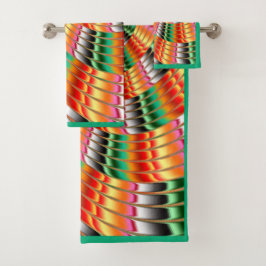 Fraktal "Northern Lights" Badhandtuch Set