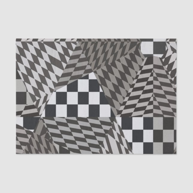 Fraktal-Paradies Seidenpapier (Vorderseite)