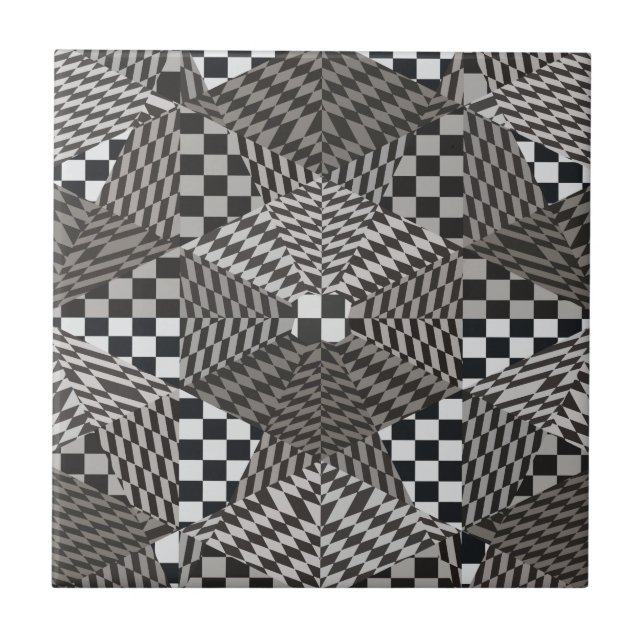 Fraktal Paradise Fliese (Vorderseite)