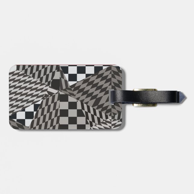 Fraktal Paradise Gepäckanhänger (Rückseite horizontal)