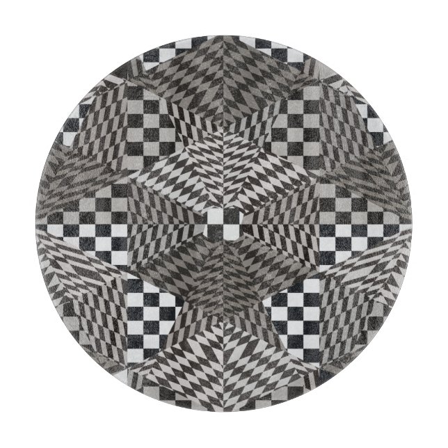 Fraktal Paradise Schneidebrett (Vorderseite)