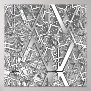 Fraktal-Plakat Poster