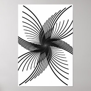 Fraktal-Plakat Poster
