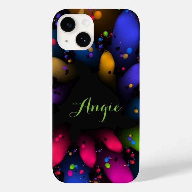 Fraktal Pollen Case-Mate iPhone Hülle (Rückseite)