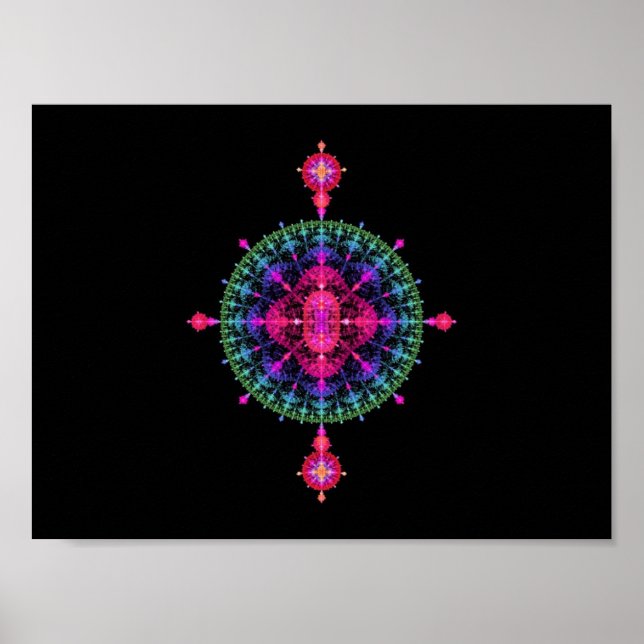 Fraktal-Poster Poster (Vorne)