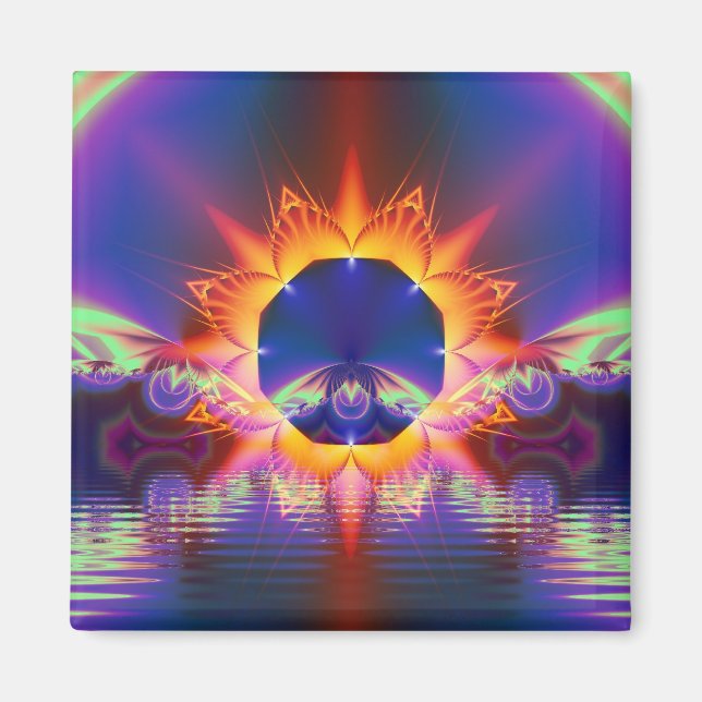 Fraktal Print Magnet (Vorne)