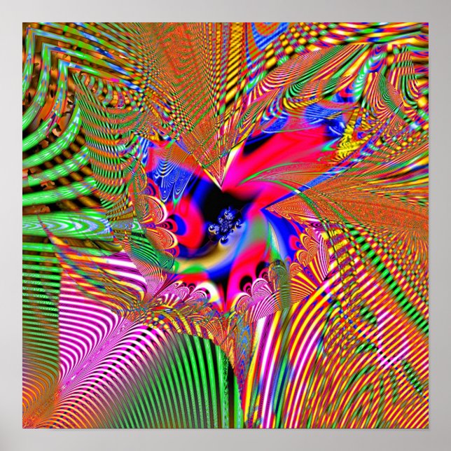 Fraktal Projektion 1.7d1 Poster (Vorne)