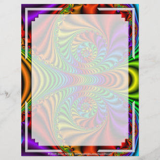 Fraktal R~08 Eigener Briefkopf 03 - 8,5" x 11"