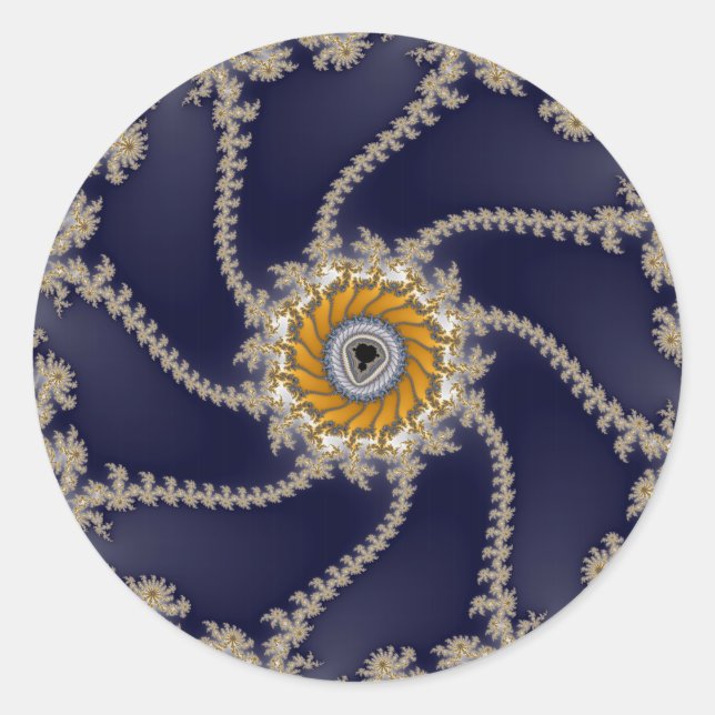 Fraktal Reef - Aufkleber für Fraktale (Vorderseite)