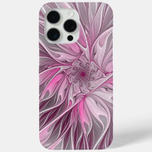 Fraktal Rosa Blume Traum, Blumenfantasy Muster Case-Mate iPhone Hülle