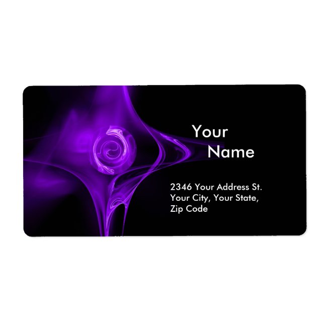 FRAKTAL ROSE 1 Lila Violett Schwarz (Vorne)