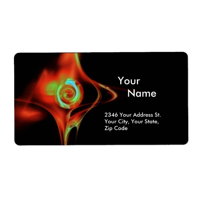 FRAKTAL ROSE 1 Rot-Grün-Türkase (Vorne)