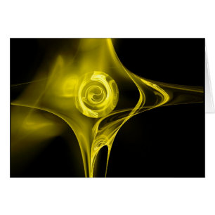 FRAKTAL ROSE, gelb lila