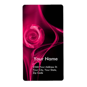 FRAKTAL ROSE Pink Fuschsia Black