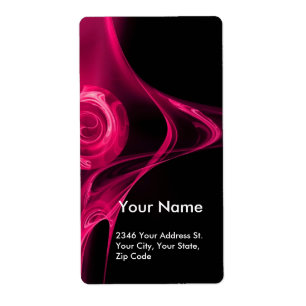 FRAKTAL ROSE Pink Fuschsia Black