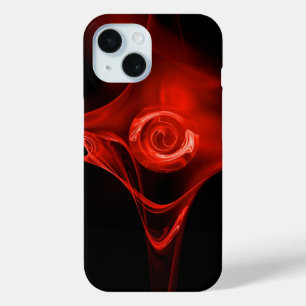 FRAKTAL ROSE, rot Case-Mate iPhone Hülle