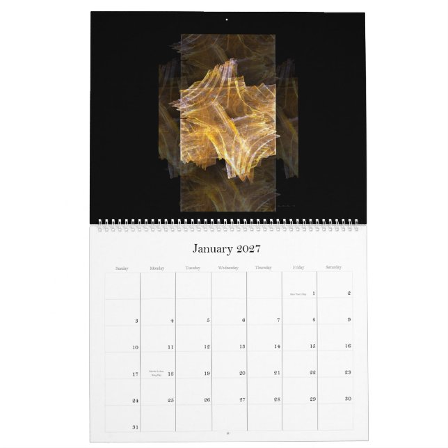 Fraktal-Sammlungs-Kalender 2010 Kalender (Jan 2027)