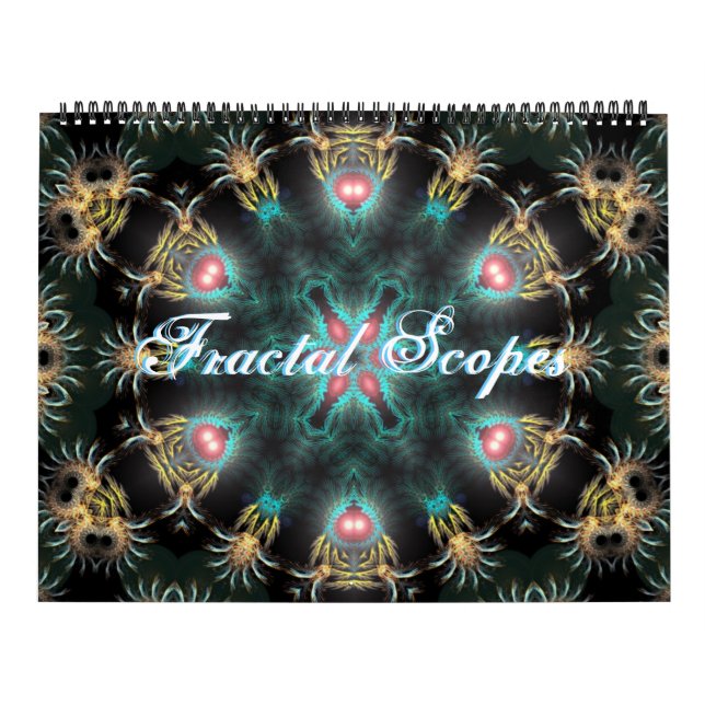Fraktal Scopesia 12 Monate Mandala Kalender (Titelbild)