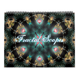 Fraktal Scopesia 12 Monate Mandala Kalender