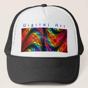 Fraktal Silk Rainbow Truckerkappe