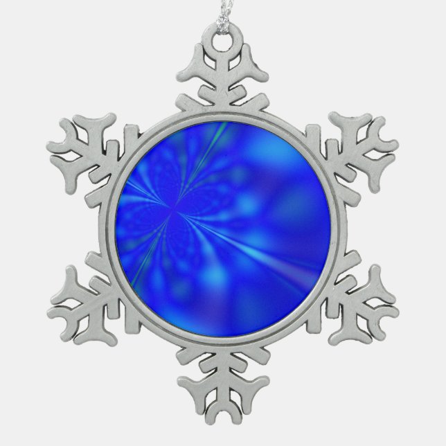 Fraktal Snowflake Ornament (Vorderseite)