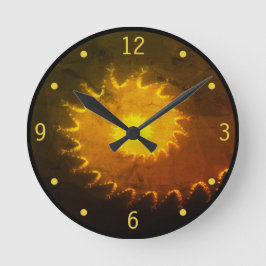 Fraktal-Sonnendeckenhalterung Runde Wanduhr