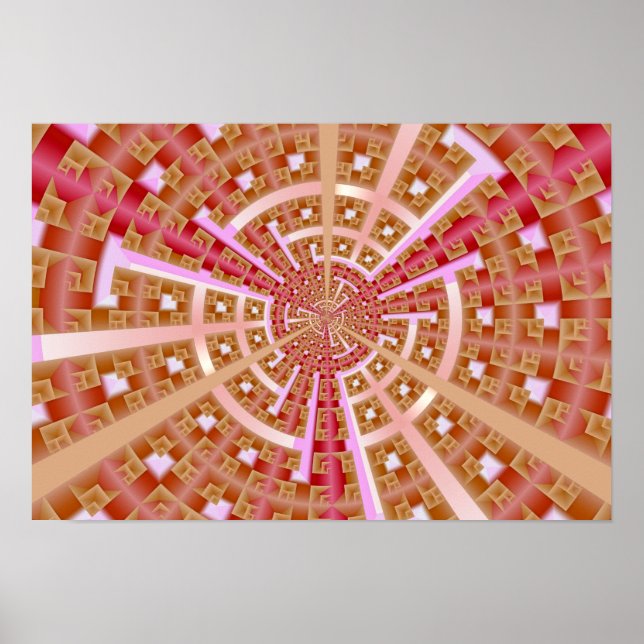 Fraktal Space Portal Poster (Vorne)