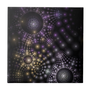 Fraktal Sphere Art Mandala Universe Fliese