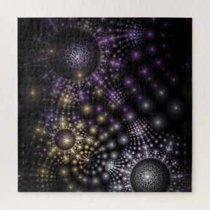 Fraktal Sphere Art Mandala Universe Puzzle