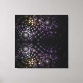 Fraktal Sphere Mandala Universe Stretched Leinwand