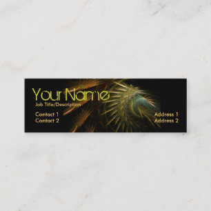 Fraktal Spikez Mini Business Card Mini Visitenkarte