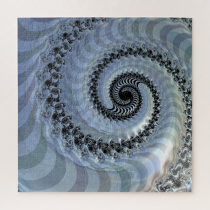 Fraktal Spiral Elegance Jigsaw Puzzle