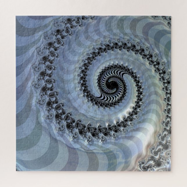 Fraktal Spiral Elegance Jigsaw Puzzle (Vertikal)