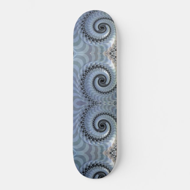 Fraktal Spiral Elegance Skateboard (Vorderseite)