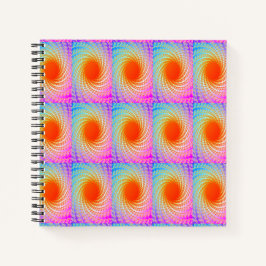 Fraktal Spiral Notebook Notizbuch