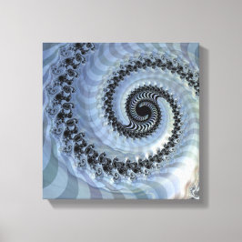 Fraktal Spirale Elegance Canvas Print Leinwanddruck