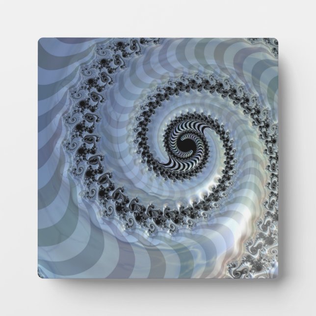 Fraktal Spirale Elegance Fotoplatte (Vorderseite)