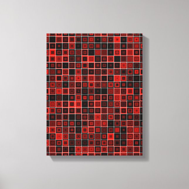 Fraktal Squares Canvas Print Leinwanddruck (Vorderseite)