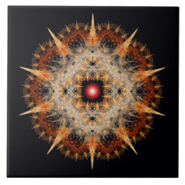 Fraktal Stachelstern Fliese