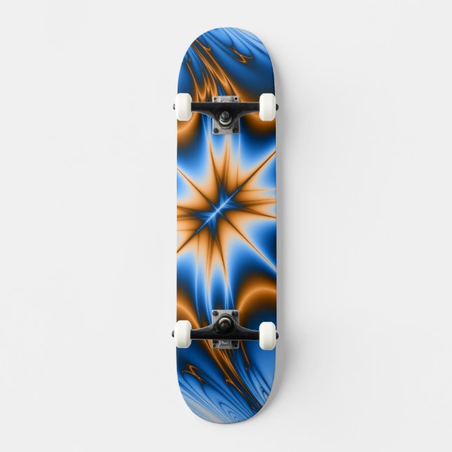 Fraktal Star Skateboard (Vorderseite)