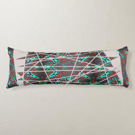 Fraktal Star von Retro Zukunftskomplexität Seitenschläferkissen