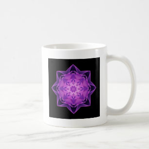 Fraktal Stardust lila Tasse