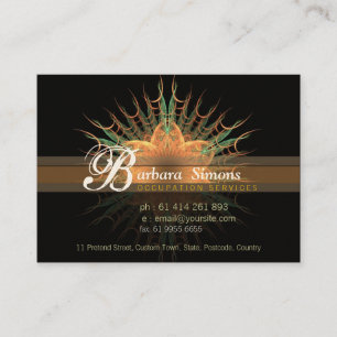 Fraktal Staria Big Business Card Visitenkarte