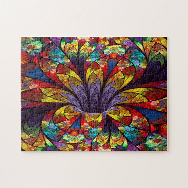 Fraktal-Staub-Bläschen Puzzle (Horizontal)