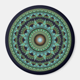 Fraktal-Stern Mandala Magnet
